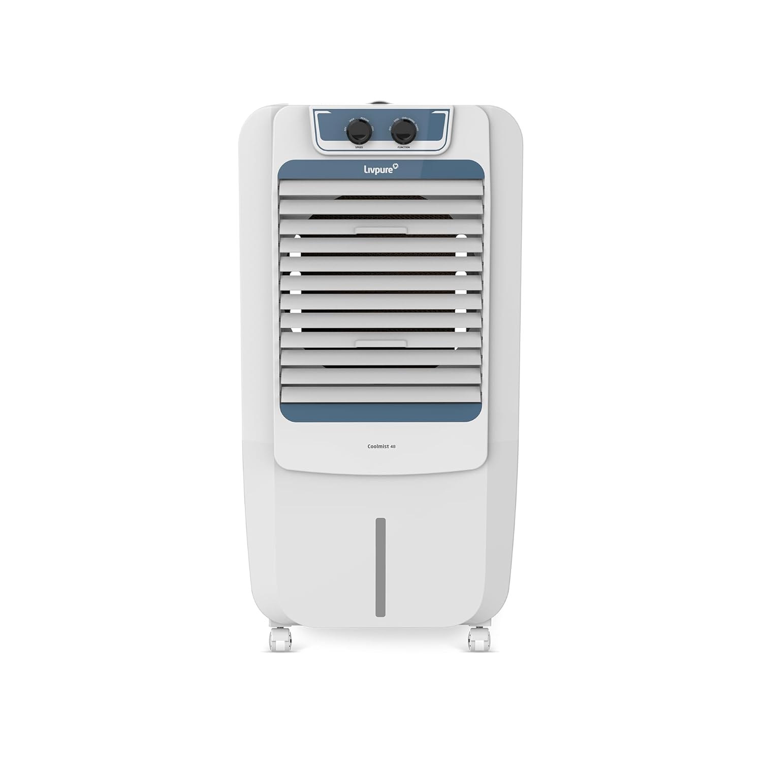 Livpure Coolmist Personal Air Cooler-48 L With 12'' Fan, Anti-Bacterial Honeycomb Pad, Ice Chamber And 2 Year Warranty On Motor (White Colour),170 Watts