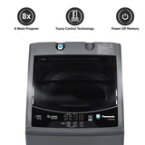 Panasonic 6 Kg 4 Star Fully-Automatic Top Load Washing Machine ( NA-F60LF1HRB, Grey, Durable Metal Body, 8 Wash Program, Aquabeat wash technology, One touch smart wash)