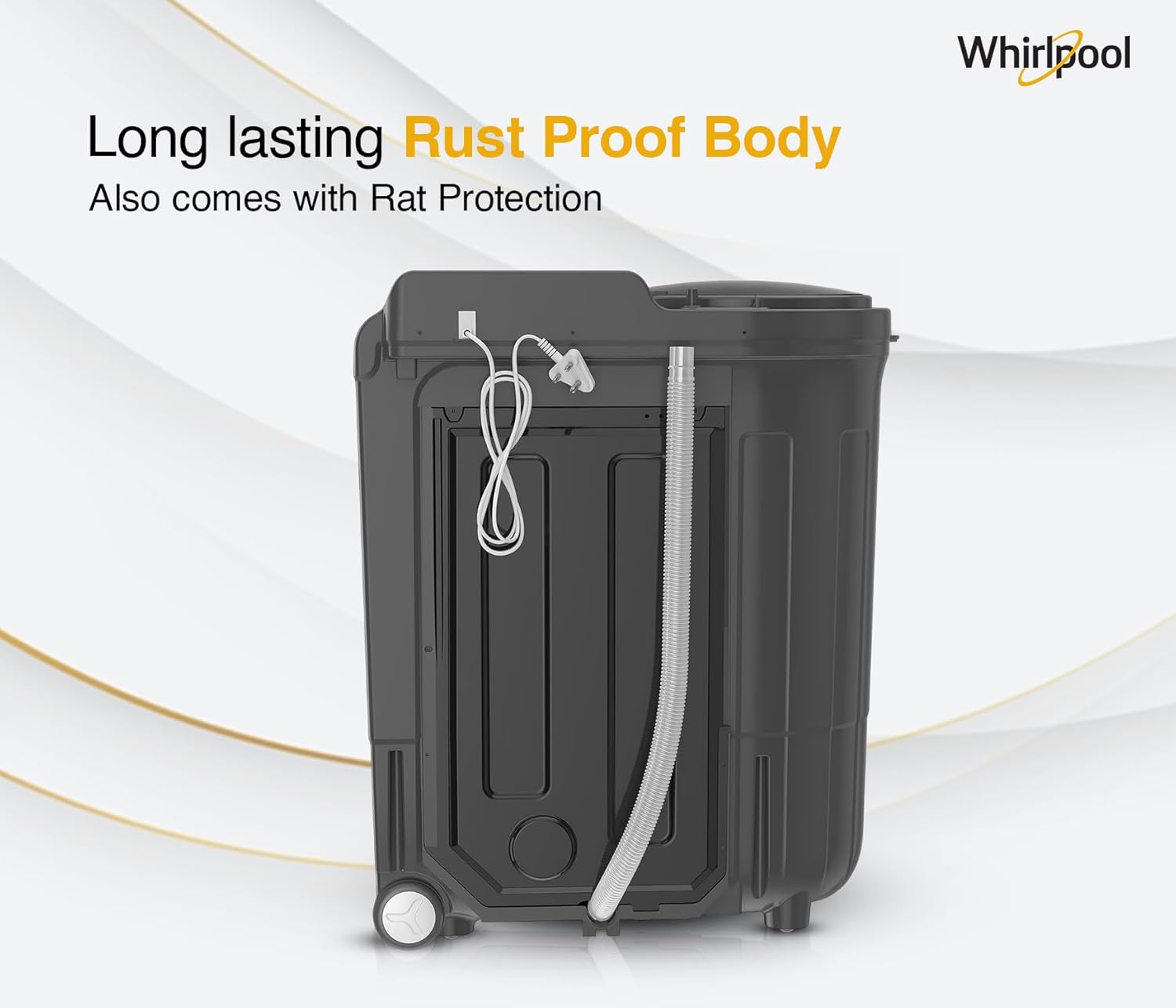 Whirlpool 8.5 kg 5 Star Semi-Automatic Top Loading Washing Machine (MAGIC CLEAN 8.5 GREY DAZZLE,2x Drying Power)