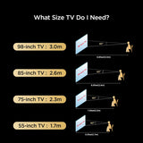 TCL 215 cm (85 inches) 4K Ultra HD Smart QD-Mini LED Google TV 85C755 (Black)