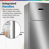 BOSCH Series 4 368 Litres 3 Star Frost Free Double Door Refrigerator (CTC39K03NI, Smoky Steel)