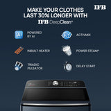 IFB 11 Kg 5 Star with DeepClean® Technology, AI Powered, Fully Automatic Top Load Washing Machine (TL111RB2SN, PowerSteam®, Inbuilt Heater, 5D Wash, Aqua Energie, Royal Blue)