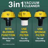 Inalsa Micro WD20 Wet & Dry Vacuum Cleaner