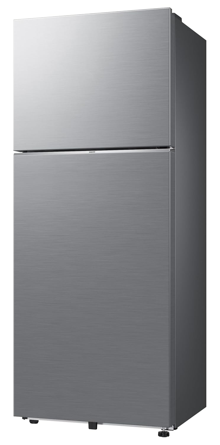 Samsung 419 L, 2 Star, Convertible 5-in-1, Digital Inverter, Frost Free Double Door Refrigerator (RT45DG6A2BS8HL, Silver, Elegant Inox)