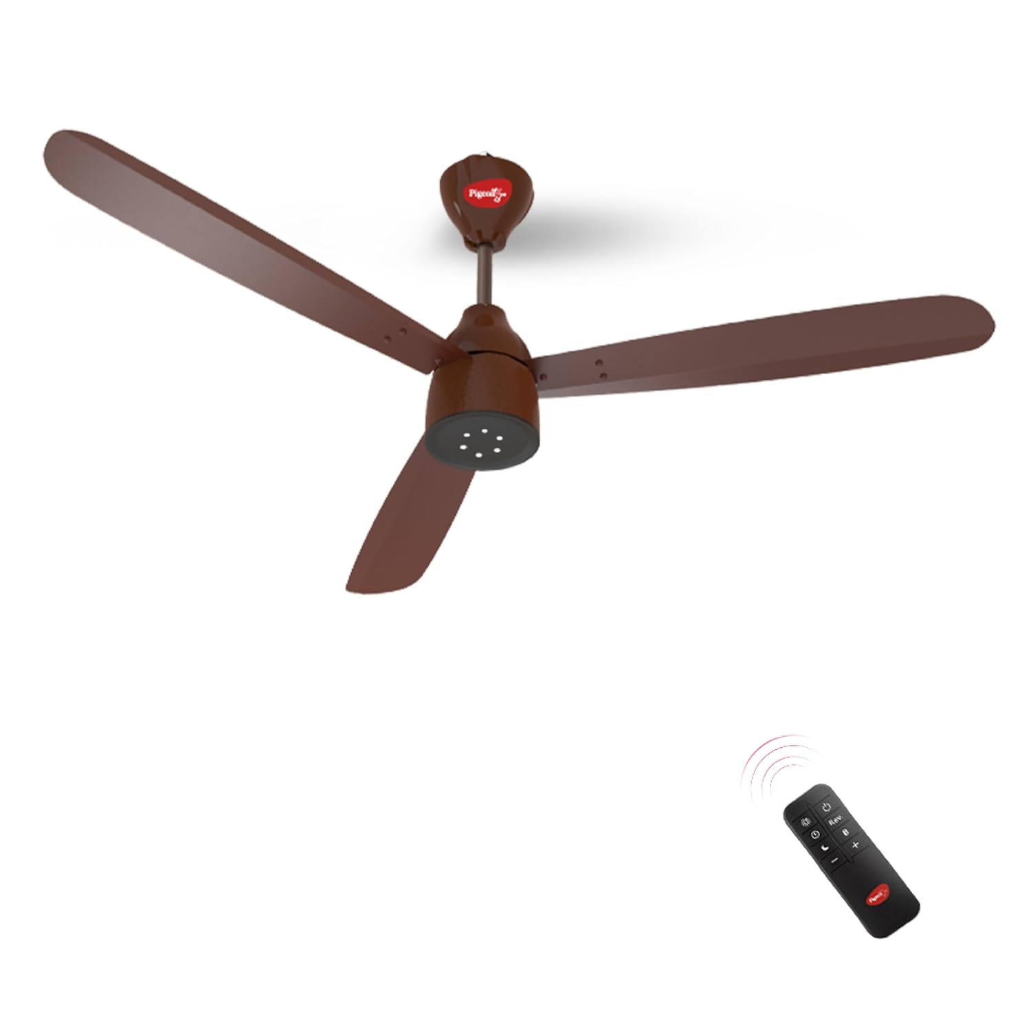 Pigeon Fantastic 1200mm BLDC Ceiling Fan with Remote | Energy Efficient Ceiling Fan Ceiling fan for Living Room High Air Delivery with LED Indicators