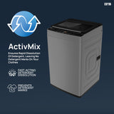 IFB 6.5 Kg 5 Star with Deep Clean® Technology, AI Powered, Fully Automatic Top Load Washing Machine (TL650MG1, ActivMix, Aqua Energie, Med Grey)