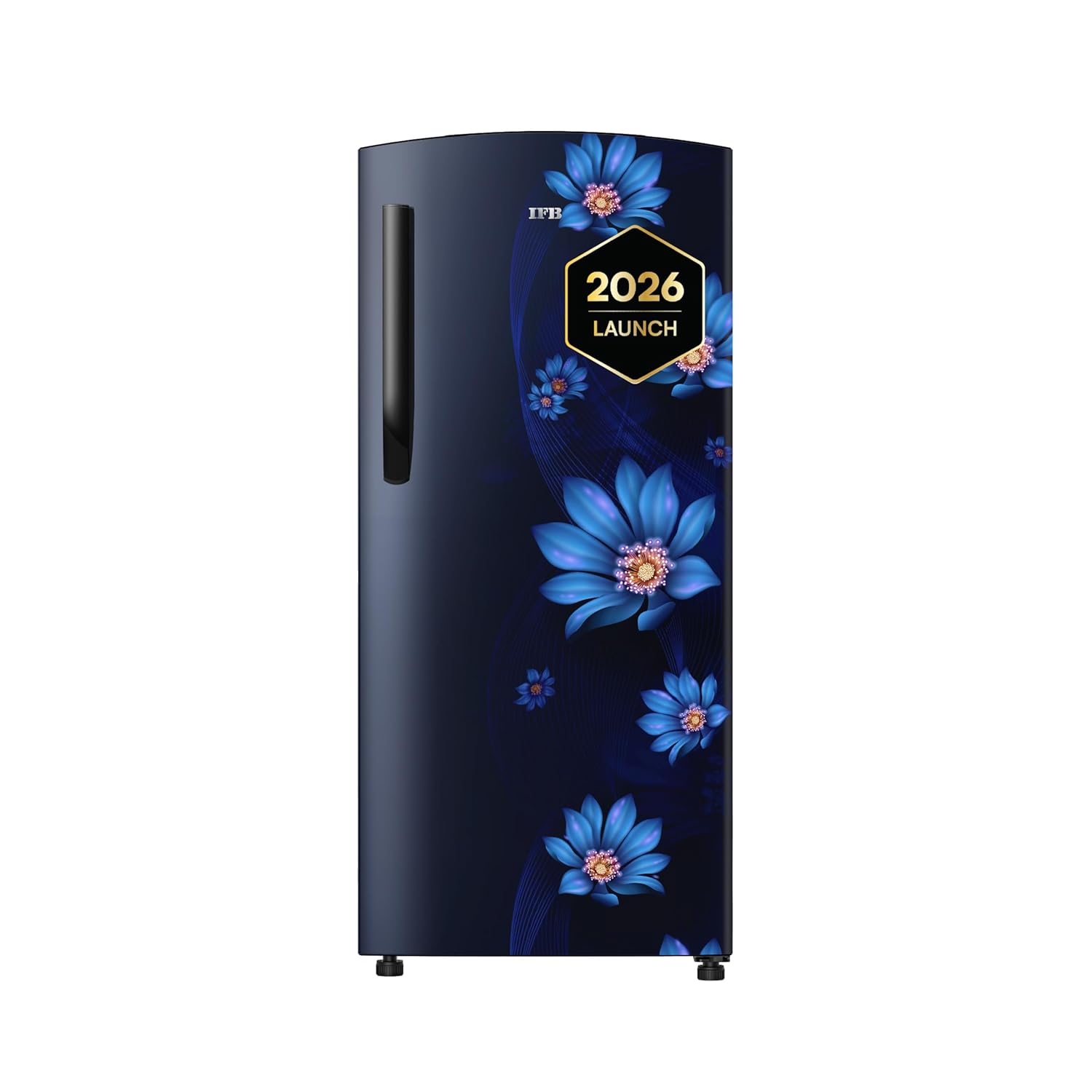 IFB 187L 2 Star Direct-Cool Single Door Refrigerator with 30 Hrs Cooling Retention, Big Vegetable Box, XL Bottle Bin & 4 Year Super Warranty (2026, IFBDC-213BXBWE, Wild Flower Blue)