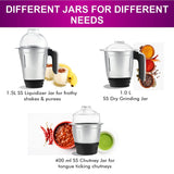 Inalsa Mixer Grinder 3 Jar (Aarin)
