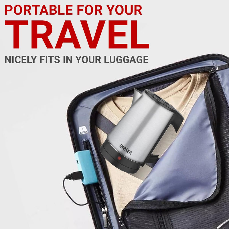 Inalsa Electric Kettle Travel Mate 0.8