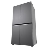 LG 655 L Frost Free Side by Side Refrigerator with Smart Inverter Compressor, Express Freeze & Multi Air-Flow (Dazzle Steel, GL-B257HDSY)