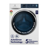 Electrolux 9kg 5 Star Fully Automatic Front Load Washing Machine with UltraMix, Full Load Vapour Wash for Sustainable Clothing, Hygienic Care, EcoInverter, White, UltimateCare 500, EWF9024R5WB