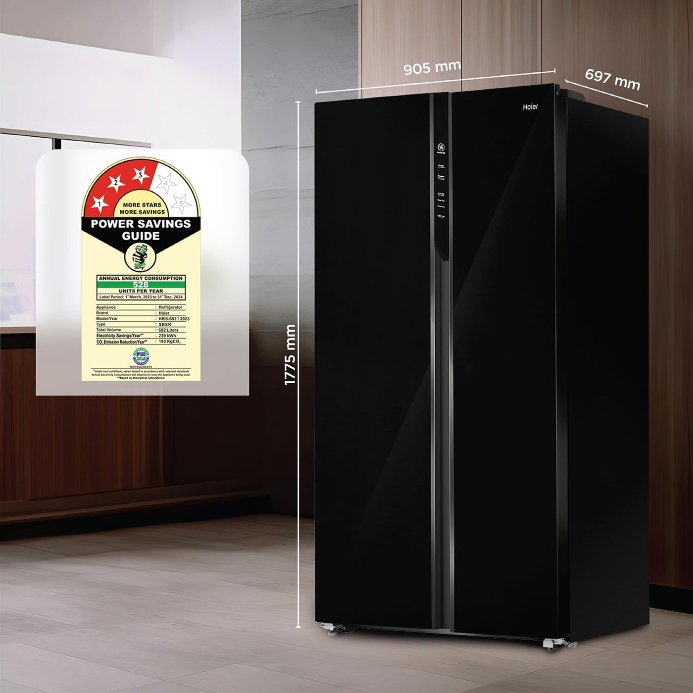Buy Haier 602 L, 3 Star, WiFi Enabled, 100% Convertible Fridge