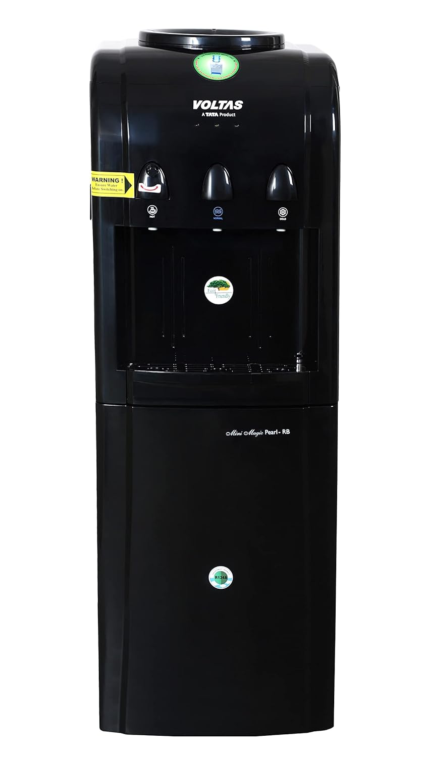Voltas Pearl RB Hot, Cold and Normal Floor Standing Water Dispenser(Black)