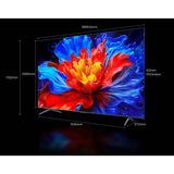 TCL 215 cm (85 inch) QLED Google TV, 85P8K, Black