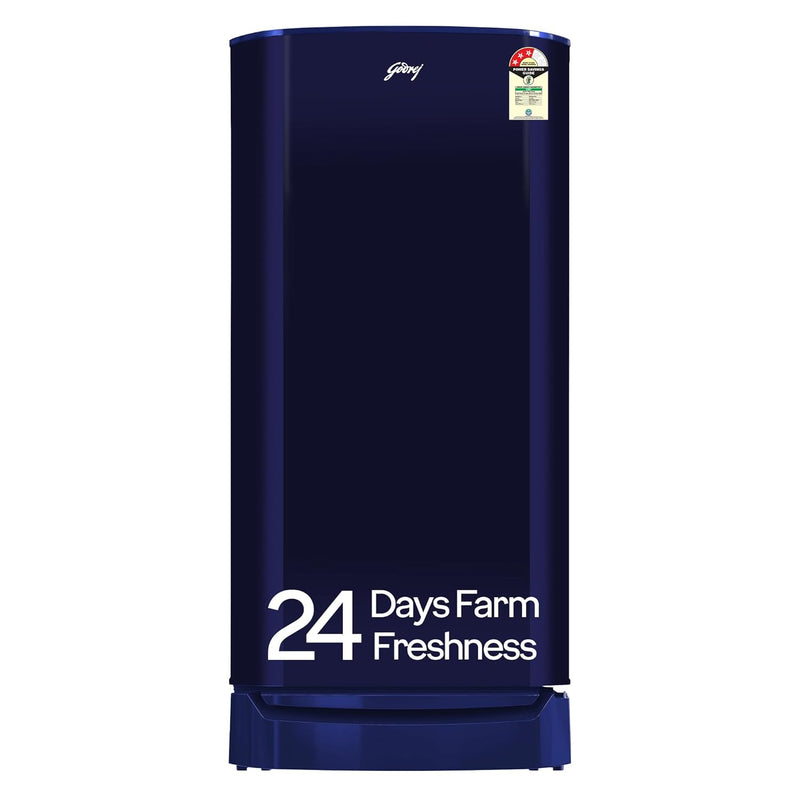 Godrej 183 L 3 Star Single Door Refrigerator (RD R190C WRF NY BL, Navy Blue)