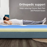 Livpure Regal Advanced Memory Foam Latex Mattress Califirnia King Size 84x72x6