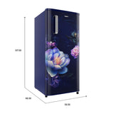 Whirlpool 184 L 2 Star Direct-Cool Single Door Refrigerator (205 WDE PRM 2S SAPPHIRE SERENA-Y, Blue, 2026 Model)