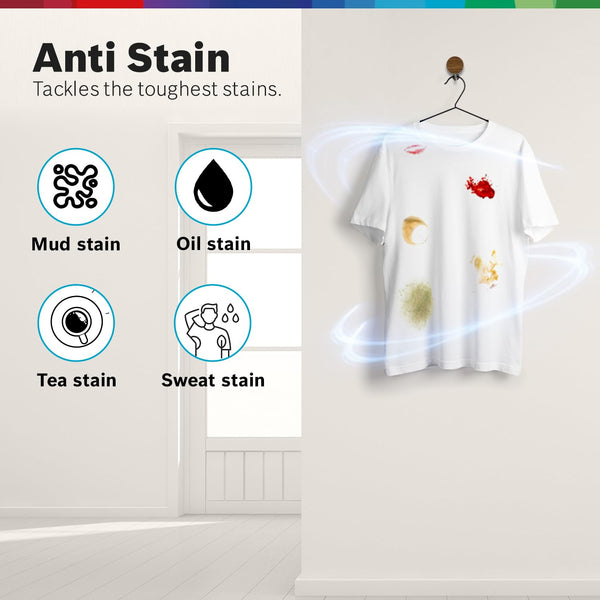 Bosch 8KG 5 Star Fully-Automatic Front Loading Washing Machine (WAJ28260IN,White,AI Active Water Plus,In-Built Heater)