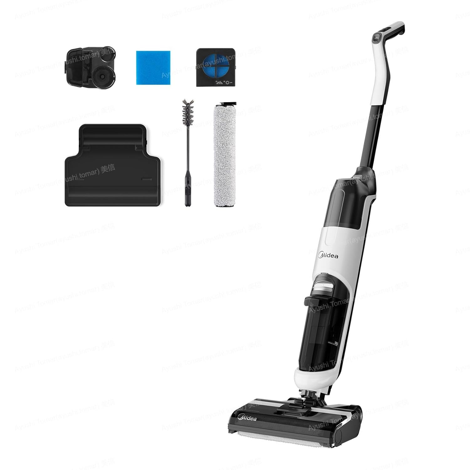 Midea X6 Wet-Dry Cordless Vacuum Cleaner | Self Traction Design | Two Tank System | Self-Cleaning & 3 Modes | with Docket Station, 180 Watts, 18000 Pa