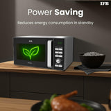 IFB 25L Solo Microwave Oven with 61 Auto Cook Menus (25PM2S, Silver, Easy to use Jog dial & Buttons, Mug Recipes, Steam Clean, Auto Reheat, Preset Timer, Power Save, Multi-Stage Cooking)