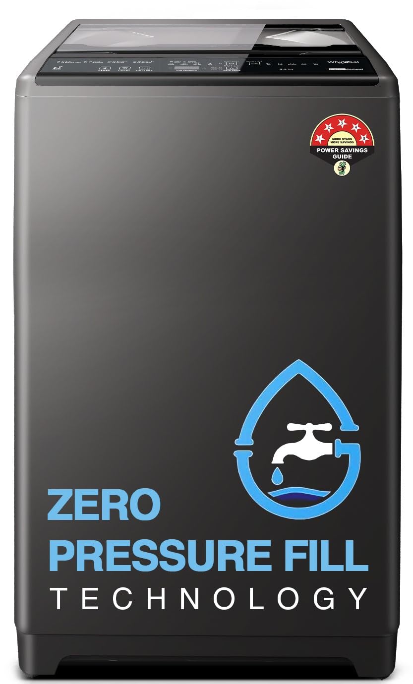 Whirlpool 6.5 kg Magic Clean 5 Star Fully Automatic Top Load Washing Machine Grey (MAGIC CLEAN 6.5 GENX GREY )