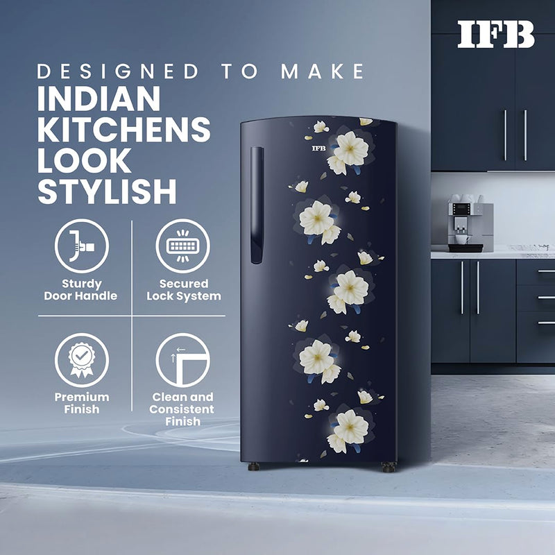 【user_bca1b63f】 IFB 187L Direct Cool Refrigerator | Humidity Controller, Single
