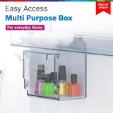 BOSCH Series 4 368 Litres 3 Star Frost Free Double Door Refrigerator (CTC39K03NI, Smoky Steel)