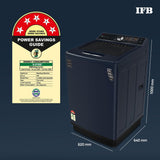 IFB 10 kg 5 Star with DeepClean Technology, PowerSteam, AI Powered,Aqua Energie Fully Automatic Top Load Washing Machine with In-built Heater Grey, Black (TL-S4RBS 10.0 KG AQUA)