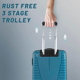 Aristocrat Airpro 8-Wheel Cabin Size Hard Case Trolley Bag