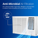 Voltas 185V Vertis Elite A 1.5 Ton 5 Star Inverter Window AC |2-in-1 Adjustable mode| Energy Efficient| Anti dust filter with Anti-Microbial coating | Copper Coil| Sleep Mode | Memory Restart| White