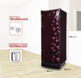 Godrej Edge 237 L 3 Star Inverter Direct Cool Single Door Refrigerator (RD EDUO 270C TDI JD WN, Jade Wine)