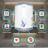 Faber 15Ltr Storage Water Heater (FWG Vulcan 15V), 5 Star (White, 15L)