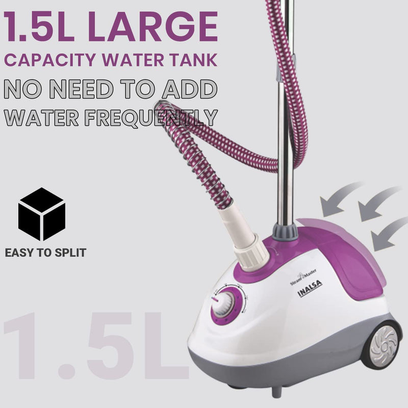 Buy Inalsa Standing Garment Steamer Steam Master 1700 Watts Variable Steam Control Knob