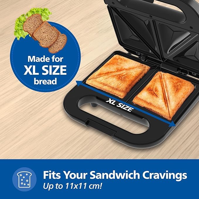 Philips HD1000/00 Sandwich Maker 800W