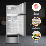 Whirlpool 270 L(313D) Frost Free Triple-Door 5 Star Refrigerator(Fp 313D Protton Roy Alpha Steel(Z), Double Door Refrigerator Space)