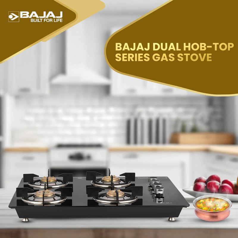 BAJAJ GP8 Neo Hobtop Glass Automatic Gas Stove