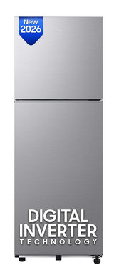 Samsung 236 L, 2 Star, Digital Inverter, Frost Free Double Door Refrigerator (RT40H28W2QHL, Gray Silver, 2026 Model)