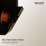 Beyond Appliances Eris 90cm Auto Clean Slant Kitchen Chimney | 1500 CMH Suction | Filterless | Smart Touchscreen Display | Touch Control | Black | PAN INDIA SERVICE| BA-SL-ER-AD-90-CH-001
