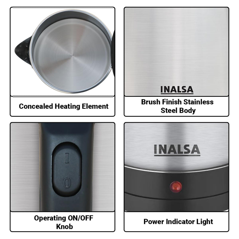 Inalsa Electric Kettle Travel Mate 0.8
