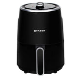 Faber 2L 1300W Air Fryer | Fry, Bake, Roast, Toast, Reheat, Defrost & Grill | 85% Less Oil, 360° Rapid Air Cooking | 6 Preset Menu, Auto Off, Light Indicator | Non-Stick Pan, Non-Slip Feet | (Black)