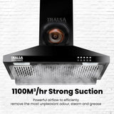 Inalsa Cooker Hood Ekon 60BK