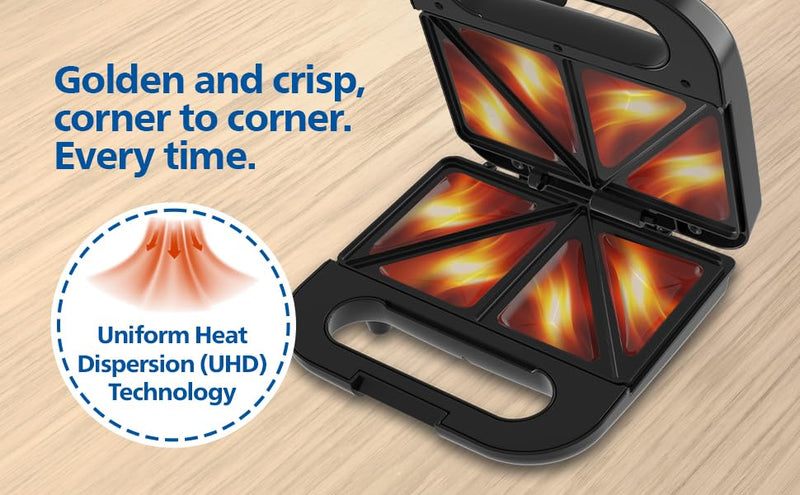 Philips HD1000/00 Sandwich Maker 800W