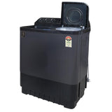 Haier 9Kg Semi Automatic Top Load Washing Machine,Toughened Glass HTW90-196BBK(Black)