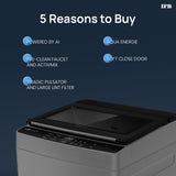 IFB 6.5 Kg 5 Star with Deep Clean® Technology, AI Powered, Fully Automatic Top Load Washing Machine (TL650MG1, ActivMix, Aqua Energie, Med Grey)