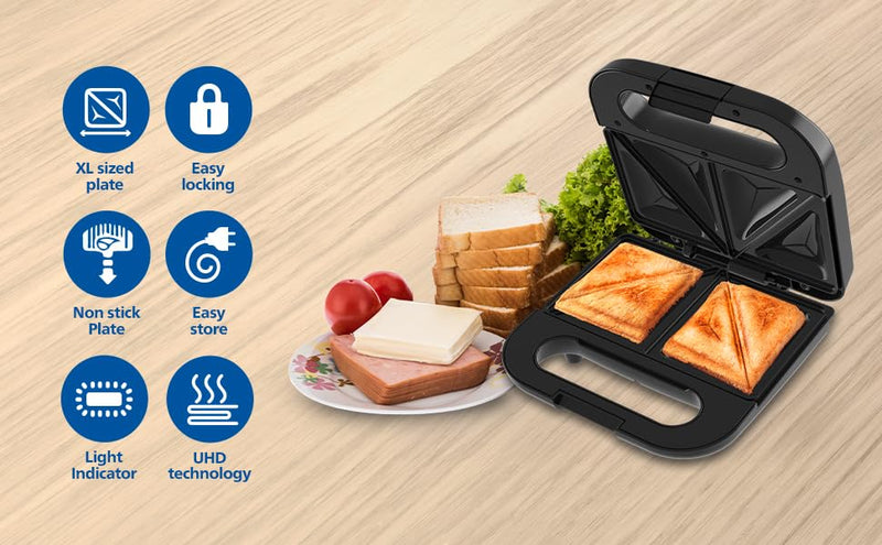 Philips HD1000/00 Sandwich Maker 800W