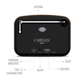 Saregama Carvaan Mini Hindi - Music Player with 401 Pre-Loaded Retro Songs, Bluetooth/FM/AM/AUX, Type-C Charger (Oakwood Brown)