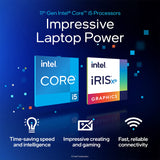 HP 14 11th Gen Intel Core i5 Processor 14 inches HD Laptop, 8GB/512GB SSD/Windows 10/MS Office (Natural Silver)