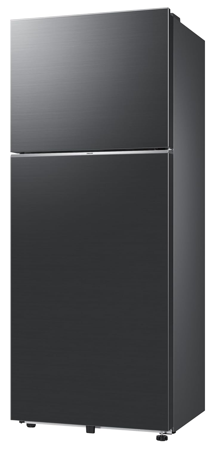 Samsung 419 L, 3 Star, Frost Free Double Door Refrigerator (RT45DG6A4DB1HL, Black Matte)