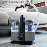 INALSA Carpet Cleaner Machine|Upholstery Cleaner 3 in 1 Function|Wet Spot Cleaner & Stain Remover|Portable Carpet and Upholstery Cleaner, with Replacement Heads, Pet Stain Vacuum (MasterVac Clean)