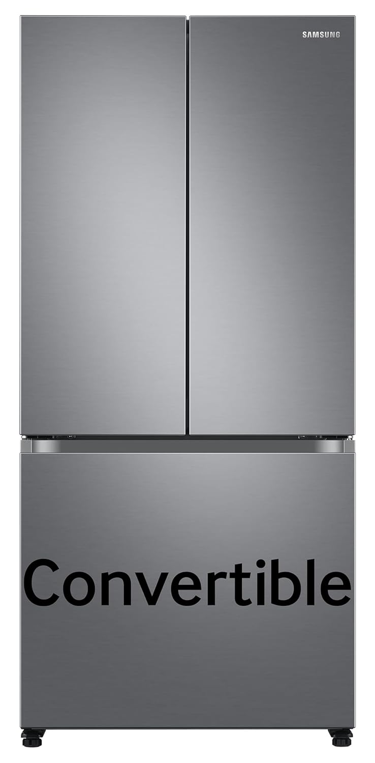 Samsung 550 L, Convertible, Digital Inverter, Frost Free French Door Refrigerator (RF57A5032S9/TL, Silver, Refined Inox)